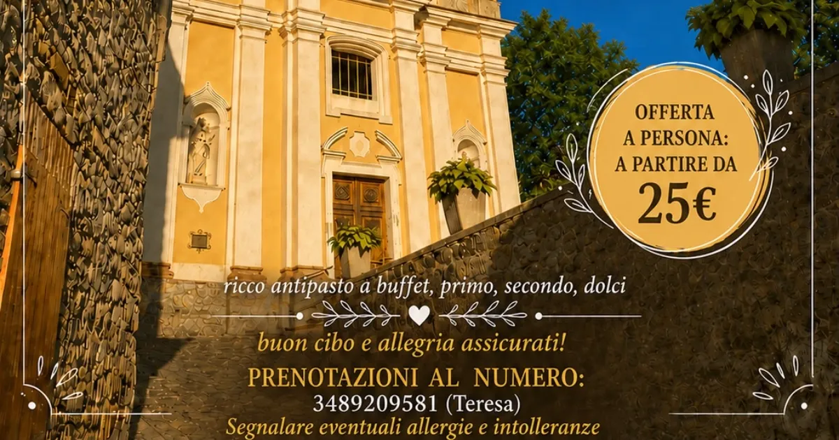 Immagine header 3 per Cena d'estate in Parrocchia - Giugno 2026
