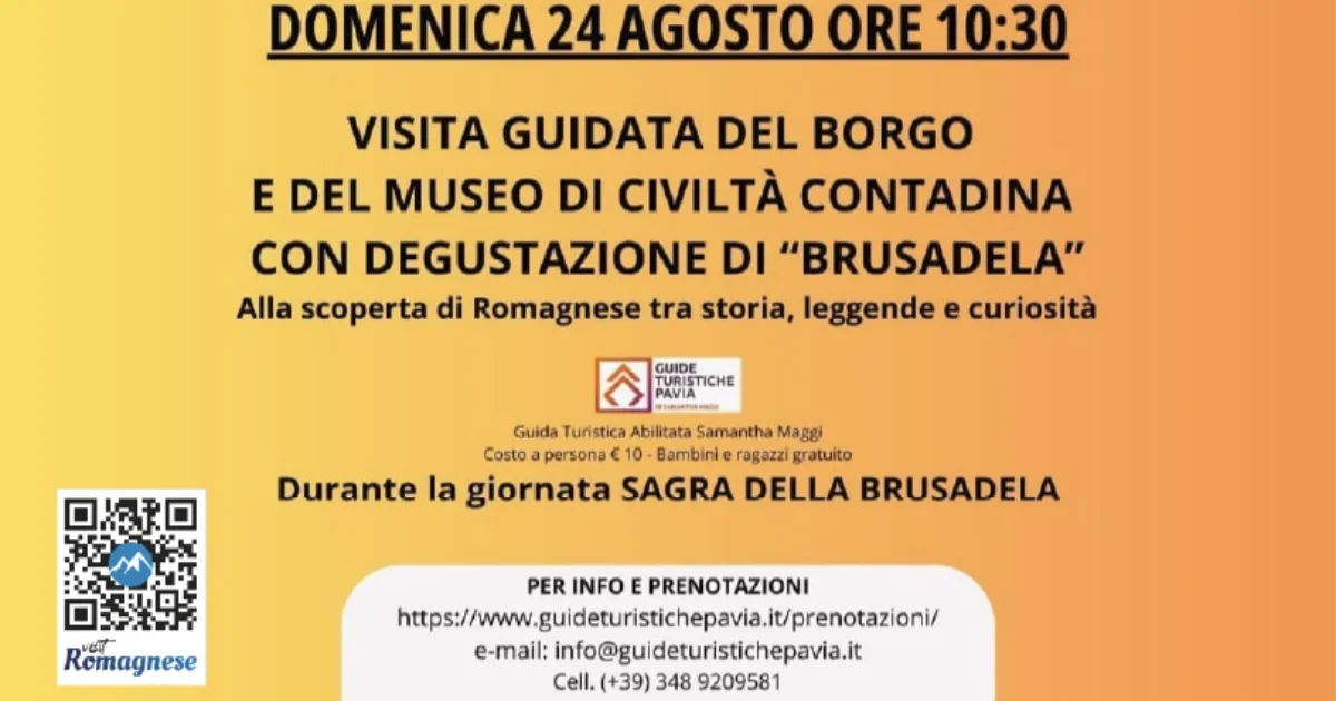 Immagine header 3 per VISITA GUIDATA DEL BORGO E DEL MUSEO DI CIVILTÀ CONTADINA CON DEGUSTAZIONE DI “BRUSADELA