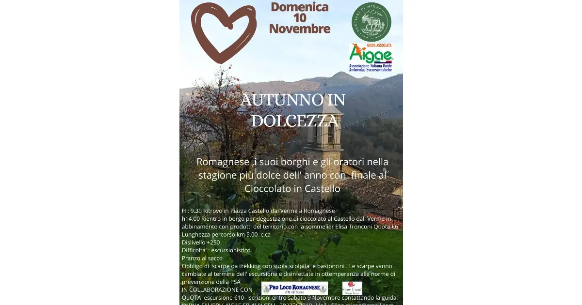 Immagine header 3 per Autunno in Dolcezza - Novembre 2024