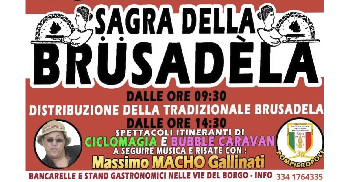 Immagine header 3 per Sagra della Brüsadéla - Romagnese 2025