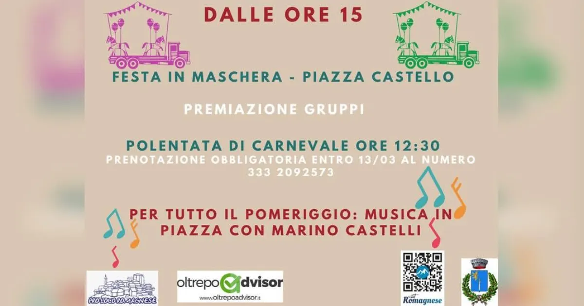 Immagine header 2 per Carnevale di Romagnese 2025