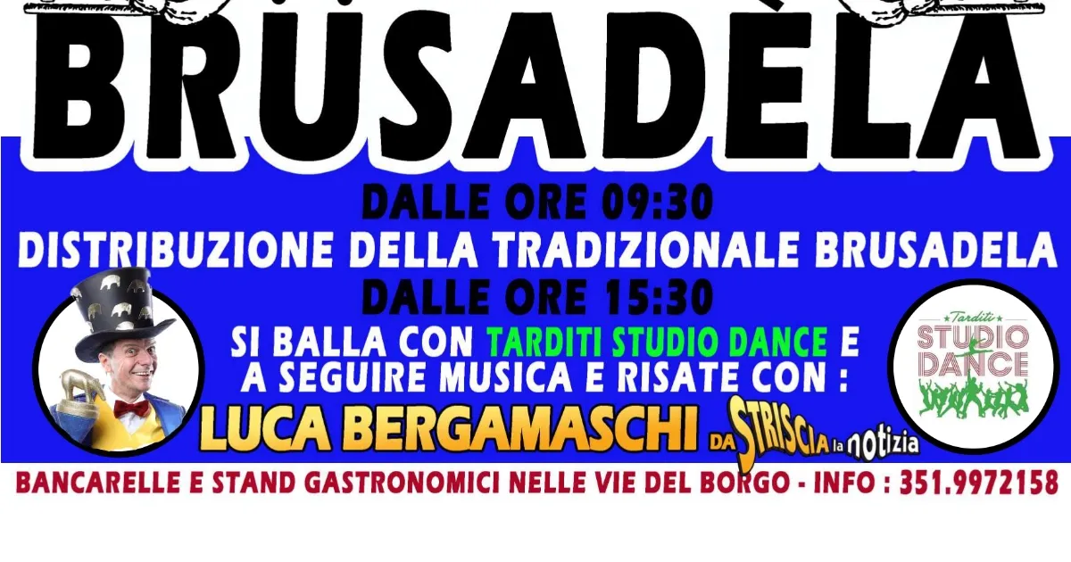 Immagine header 3 per Sagra della Brüsadéla - Romagnese 2024