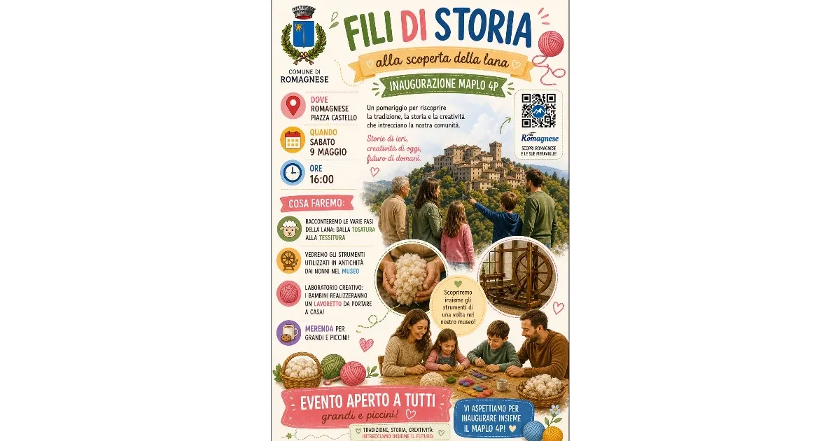 Immagine header 4 per Fili di Storia, alla scoperta della Lana - Inaugurazione MAPLO 4P
