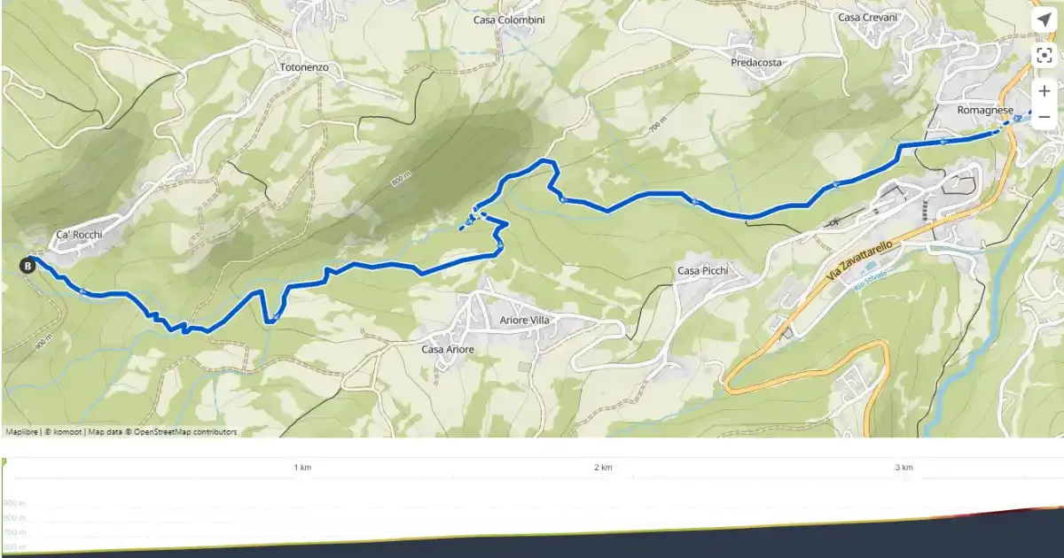 Immagine header 1 per Sentiero 12: Sentiero delle Cascate del Rivarolo