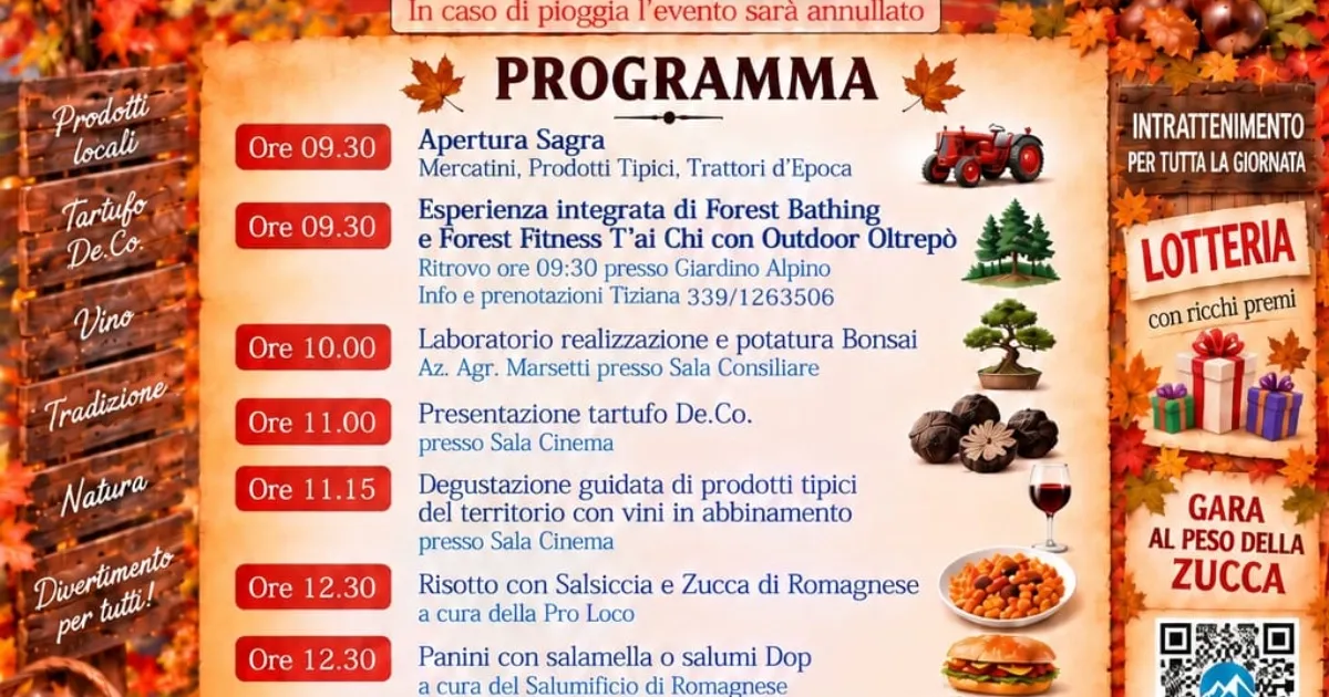 Immagine header 2 per Sagra d'Autunno - Ottobre 2026