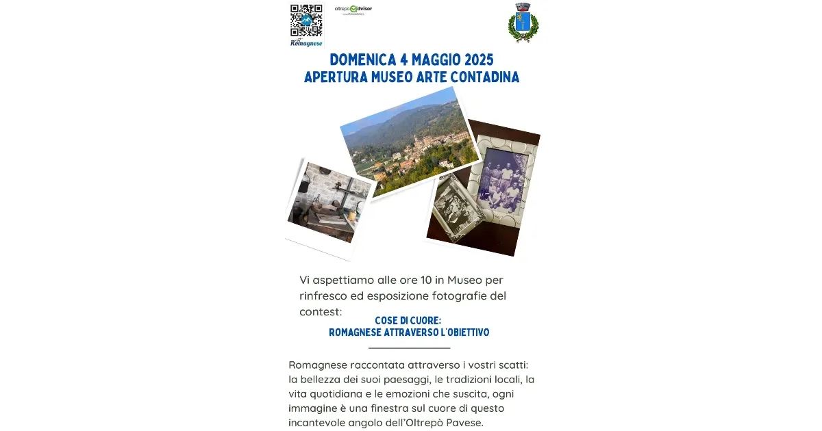Immagine header 3 per Apertura Museo Arte Contadina - Maggio 2025
