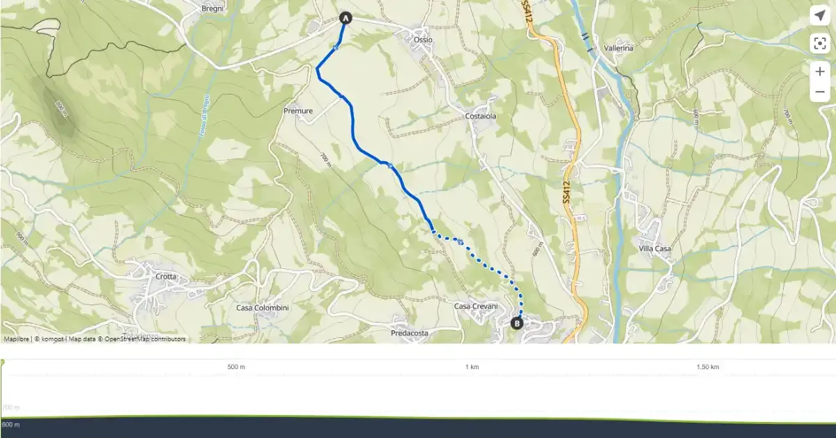 Immagine header 1 per Sentiero 4: Costa - Bivio Premure