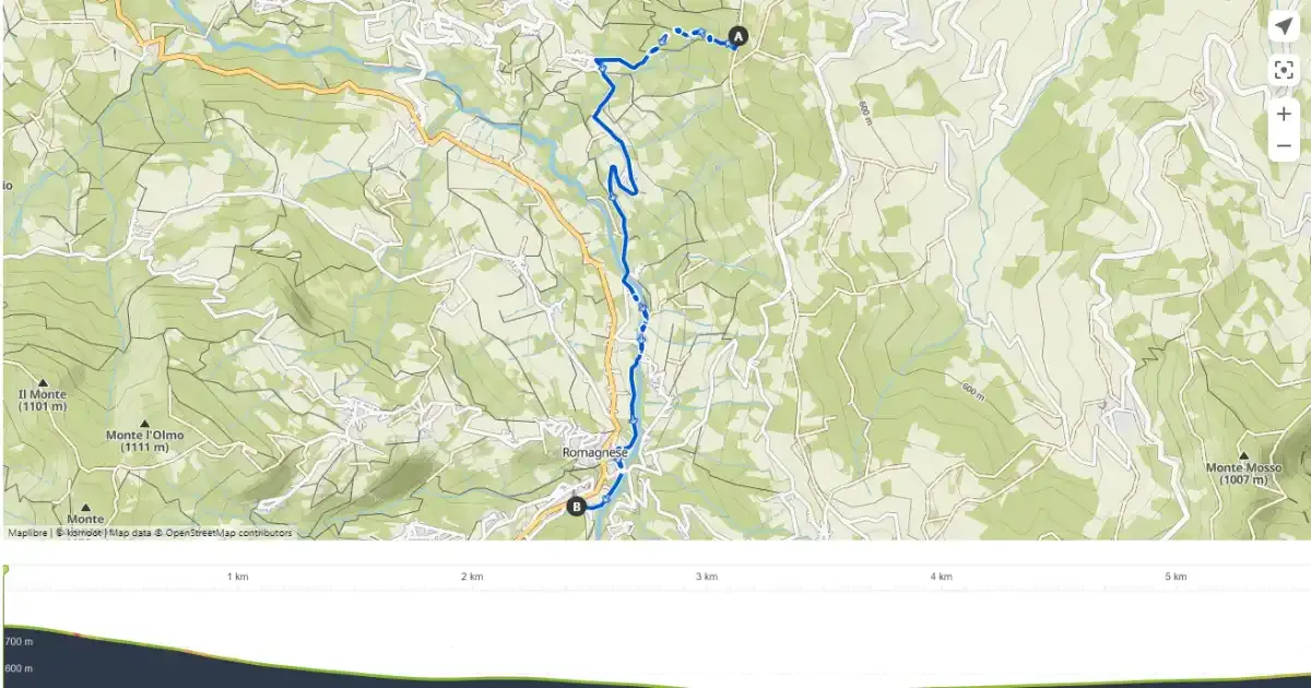 Immagine header 1 per Sentiero 6: Capannette - Costa di Lazzarello