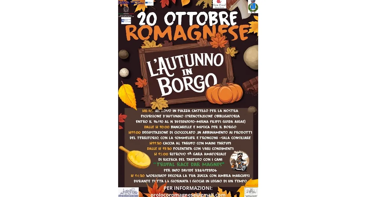 Immagine header 3 per L'autunno in Borgo - Ottobre 2024