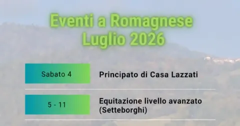 Immagine header 1 per Gli eventi di luglio 2026 a Romagnese