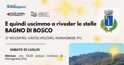 E quindi uscimmo a riveder le stelle, bagno di bosco - 3° incontro Castelvecchio, Romagnese